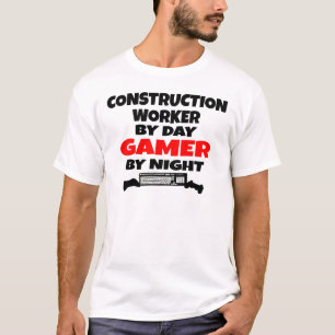 Camiseta Jogador de Trabalho de Construção