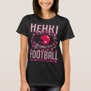 Camiseta Jogador de treinador de jogos para Namorada de fut
