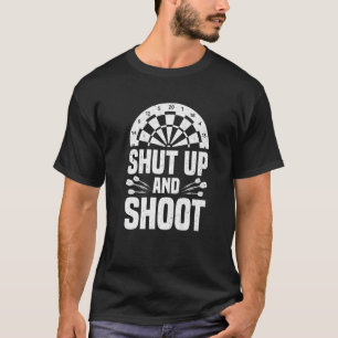 Camiseta Jogador De Trevas Cale-Se E Atire No Dartboard 1