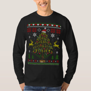 Camiseta Jogador de Trombone de Natal Engraçado Oferece Ug