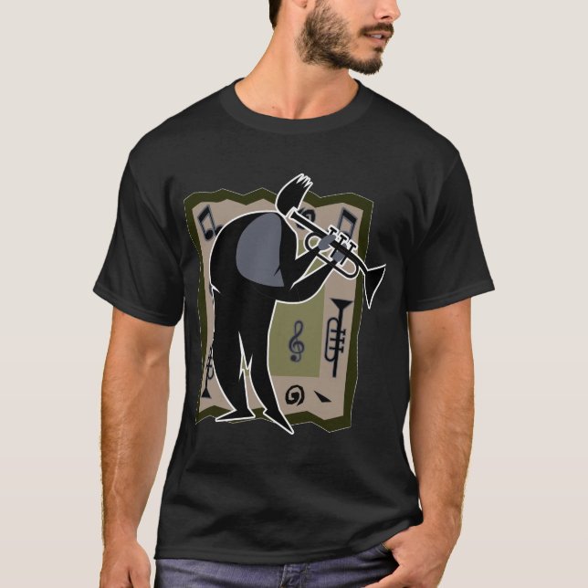 Camiseta Jogador de Trompete (Frente)
