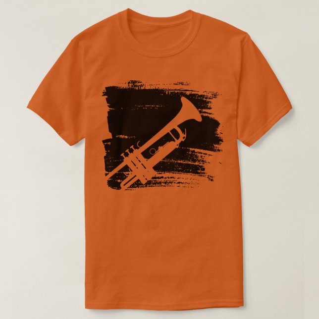 Camiseta Jogador de Trompete 3 (Frente do Design)