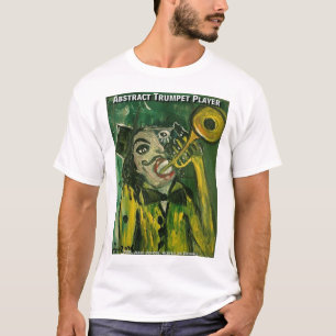 Camiseta Jogador de Trompete abstrato