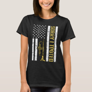 Camiseta Jogador de Trompete americano Bandeira EUA Desculp