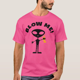 Camiseta Jogador de Trompete Engraçado da Banda de Marcha E