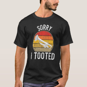 Camiseta Jogador De Trompete Engraçado Design Para Mulheres