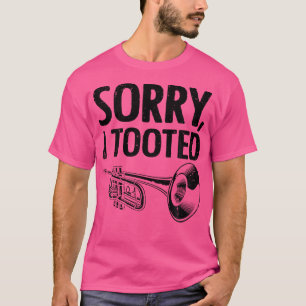 Camiseta Jogador De Trompete Engraçado Design Para Mulheres