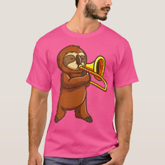 Camiseta Jogador De Trompete Engraçado Shirt Para Homens Mu