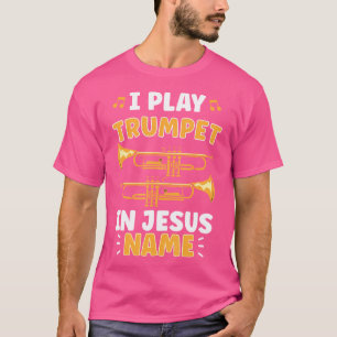 Camiseta Jogador de Trompete Jesus Escolhe Jesus Trompete
