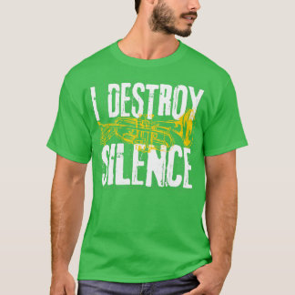 Camiseta Jogador de Trompete Marchando Silêncio Destroyer