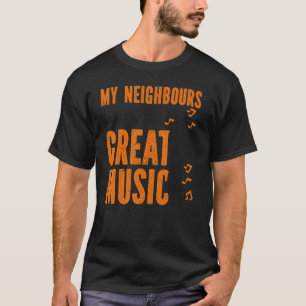 Camiseta Jogador De Trompete Meus Vizinhos Ouvem Música De
