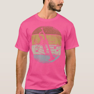 Camiseta Jogador de Trompete Notas de Músico da Orquestra