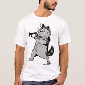 Camiseta Jogador de Trompete (Trompeter) Cat, Louis Wain
