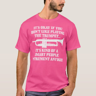 Camiseta Jogador de Trompetes Smart Pessoas Instrumento Tru