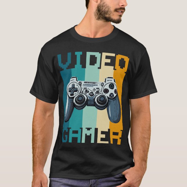 Camiseta Jogador de vídeo (Frente)