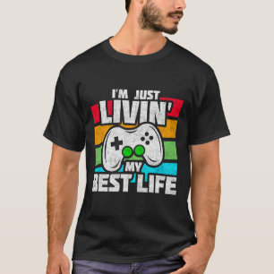 Camiseta Jogador De Vídeo - Consola De Pc Online Gaming - D
