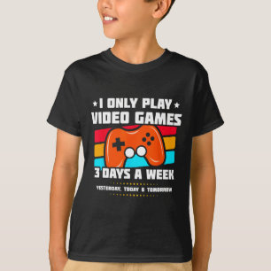 Camiseta Jogador De Vídeo - Consola De Pc Online Gaming - D