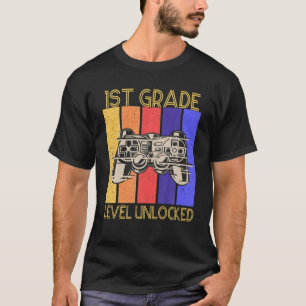 Camiseta Jogador De Vídeo Desbloqueado No Nível De 1Rua Vol