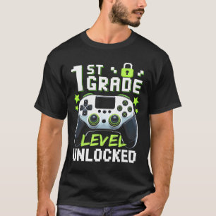 Camiseta Jogador De Vídeo Desbloqueado No Nível De 1rua Vol