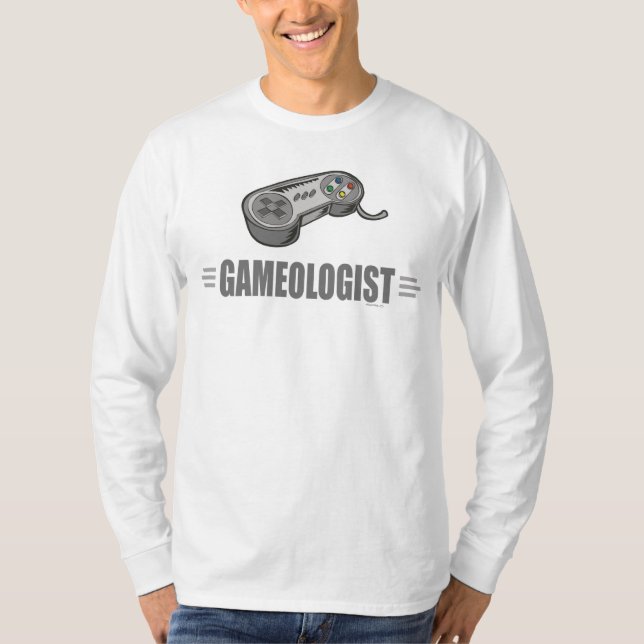 Camiseta Jogador De Vídeo Engraçado (Frente)