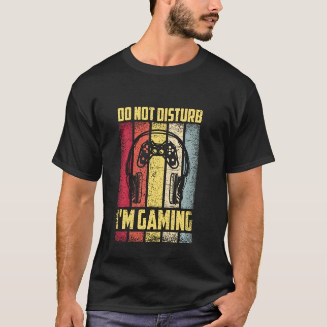 Camiseta Jogador de vídeo para adolescentes Boya não me inc (Frente)