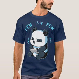 Camiseta Jogador de vídeo para jogos elegantes Panda Pew