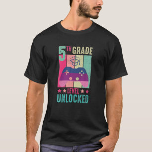 Camiseta Jogador de Vídeo Retro Bloqueado de Nível 5