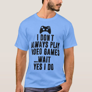 Camiseta Jogador de videogame engraçado citação de jogo pia