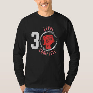 Camiseta Jogador de Vídeos do Nível 30 Completo I B-Day Pre