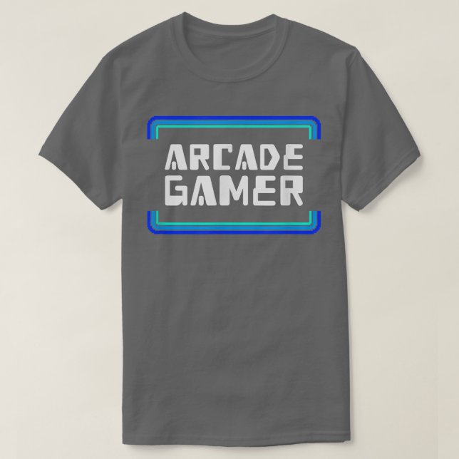 Camiseta Jogador de Videos games do Arcade Gamer Retro Game (Frente do Design)