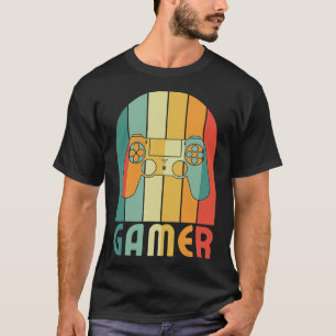 Camiseta Jogador De Videos games Para Jogadores De Jogo Pai