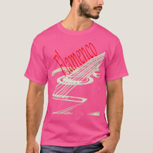 Camiseta Jogador de Violão Acústico do Flamenco