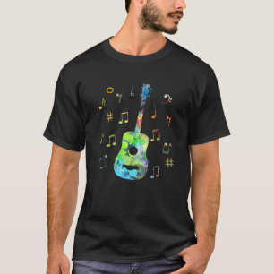 Camiseta Jogador de Violão Acústico Engraçado Músico Gu