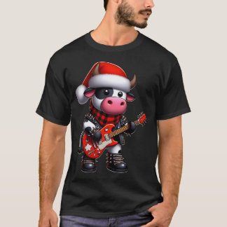 Camiseta Jogador de Violão do Papai Noel