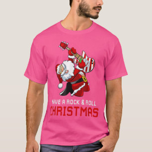 Camiseta Jogador de Violão do Papai Noel tem um Chris Rock