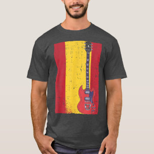 Camiseta Jogador de Violão Gráfico de Violão Membro de Band