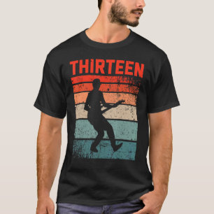 Camiseta Jogador de Violão Guita, 13 de Aniversário, 13 Ano
