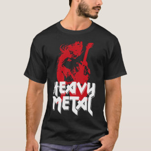 Camiseta Jogador de Violão Heavy Metal Rock