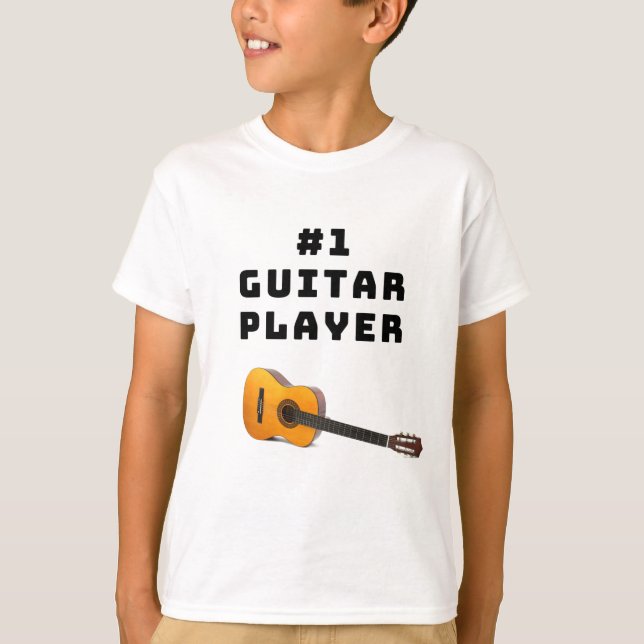 Camiseta Jogador de Violão nº 1 (Frente)