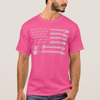 Camiseta Jogador de Violão Patriótico Oferta Roupa Co. Amér