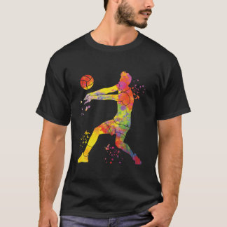 Camiseta Jogador de Volei Colorsplash Volei de Praia