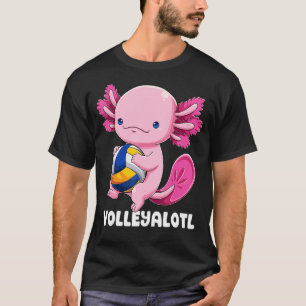 Camiseta Jogador de Volei de Axolote Salamandra Mexicana