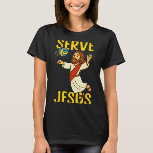 Camiseta Jogador de Volei Equipe Jesus Serve Jesus 