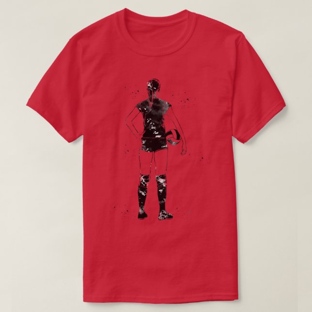 Camiseta Jogador de Voleibol (Frente do Design)
