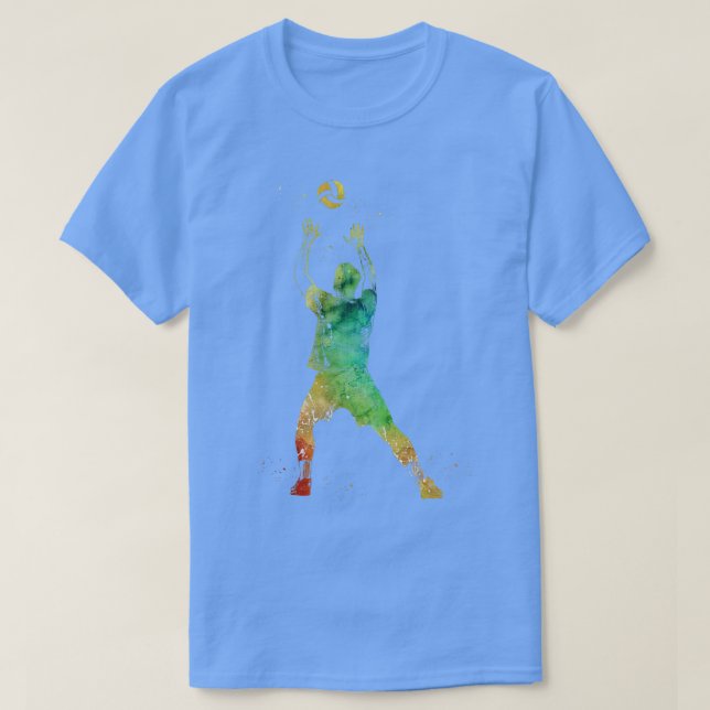 Camiseta Jogador de Voleibol (Frente do Design)