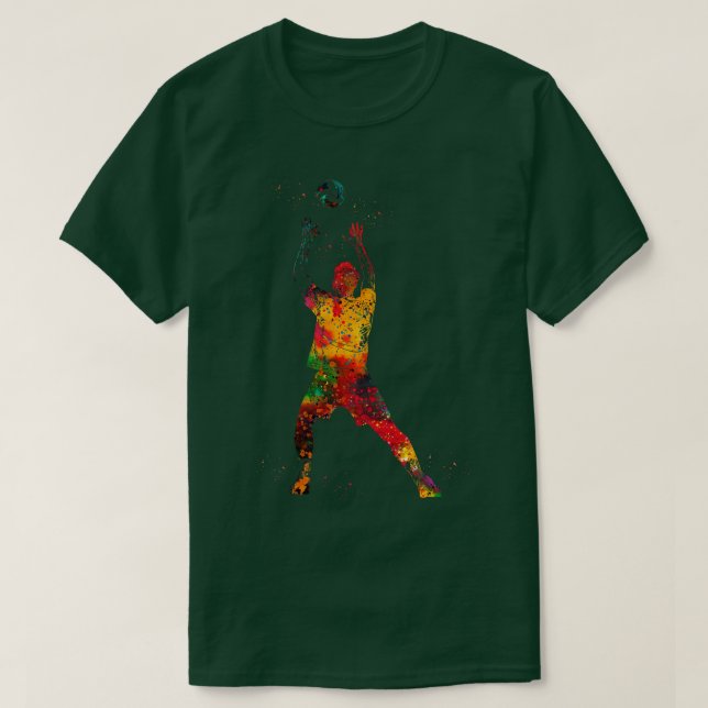 Camiseta Jogador de Voleibol 1 (Frente do Design)