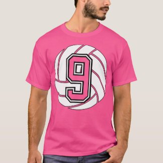 Camiseta Jogador de Voleibol 9 Pai Mãe 9