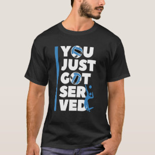 Camiseta Jogador De Voleibol Acabou De Ser Servido