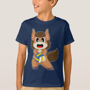 Camiseta Jogador de Voleibol Cavalo