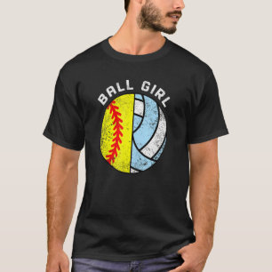 Camiseta Jogador de Voleibol da Garota Bola